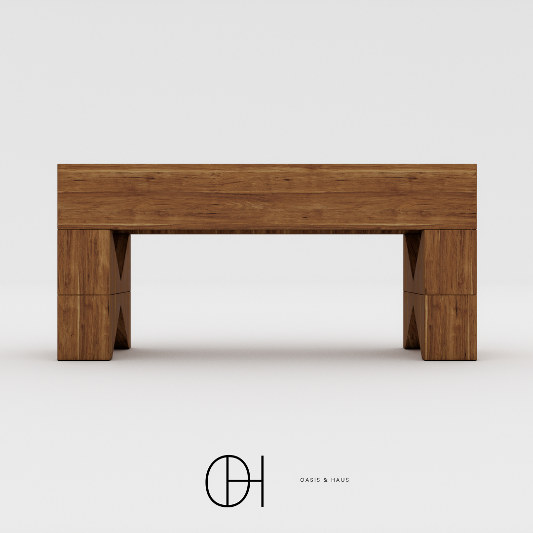 Luna Haus Sol Hardwood Bench