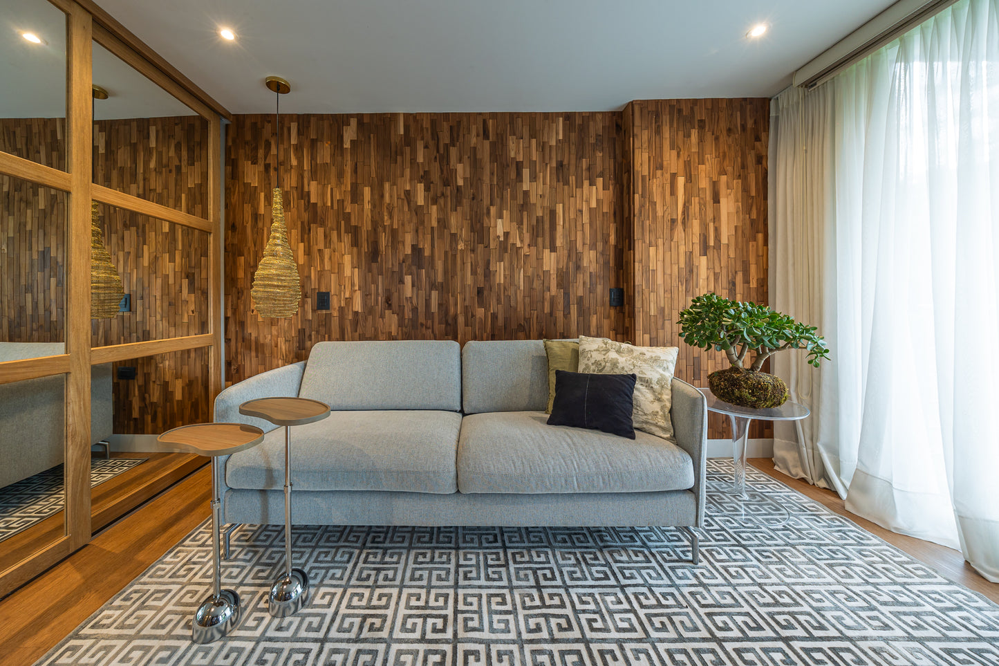 Terra LONG DARK Teak Solid Hardwood Wall Panels