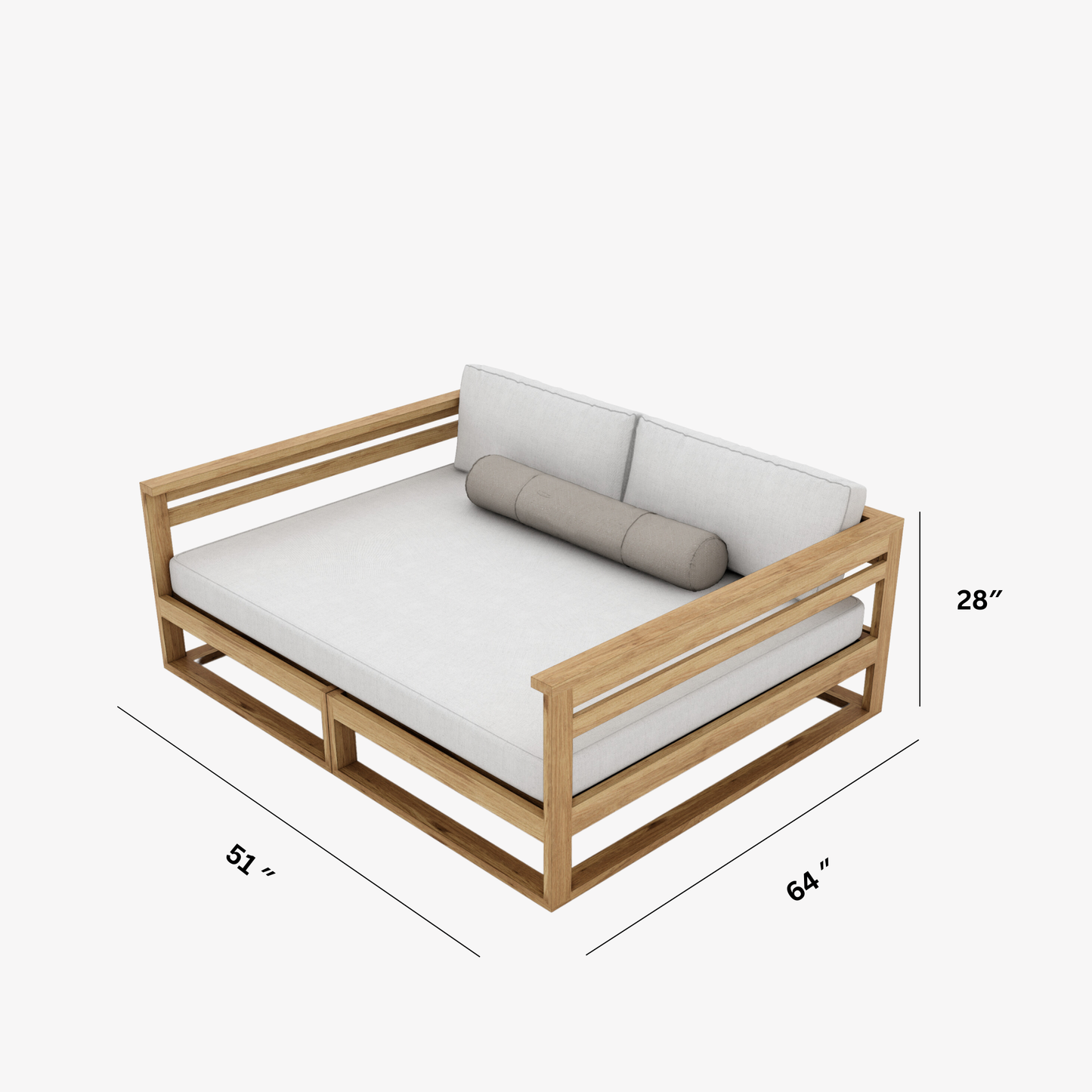 Eden Haus Teak Day Bed