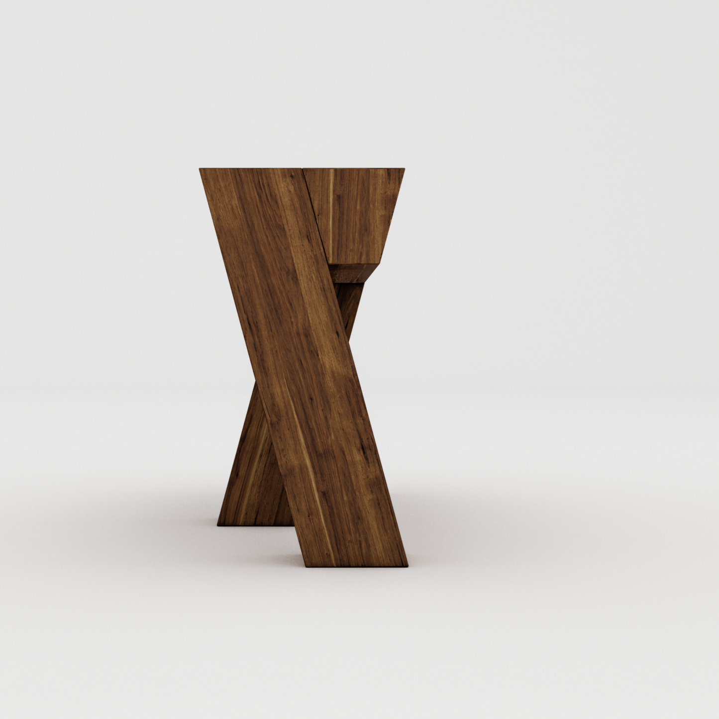 Luna Haus Cross Hardwood Bench