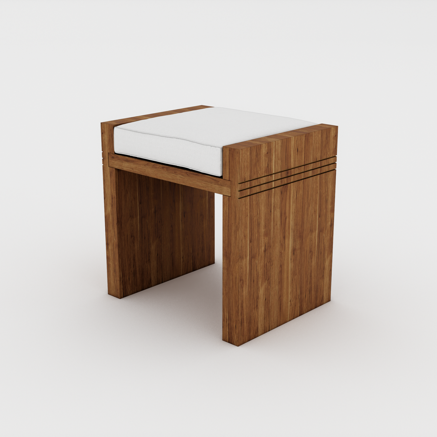 Luna Haus Hardwood Stool