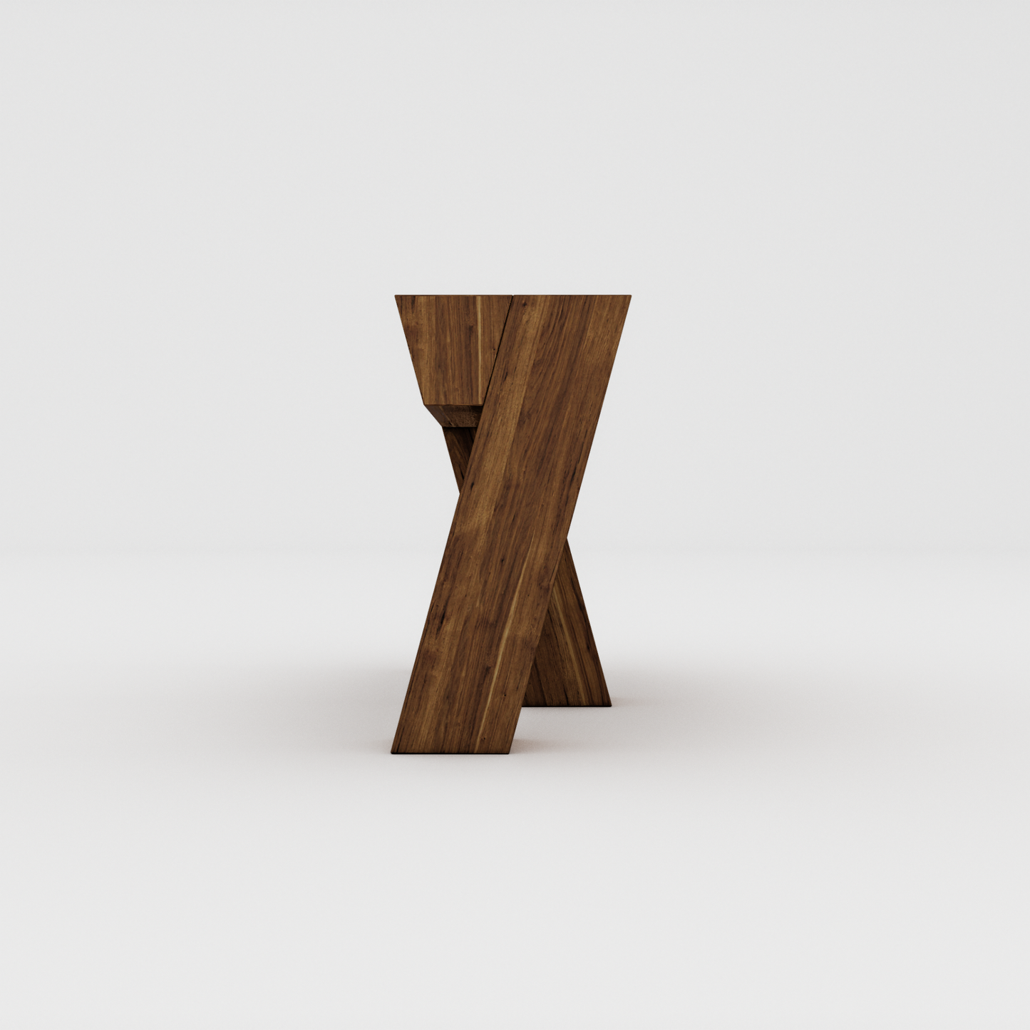 Luna Haus Cross Hardwood Bench