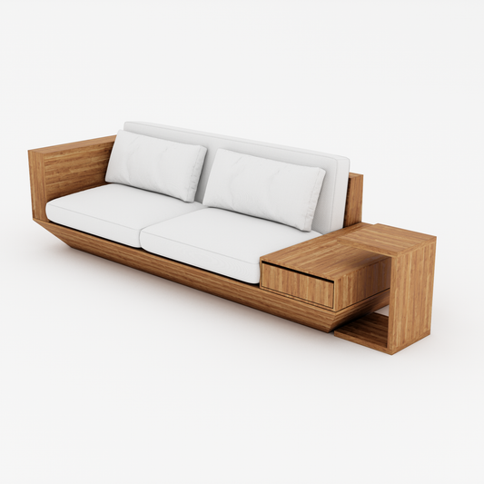 Luna Haus Outdoor Teak Sofa