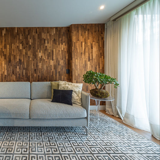 Terra Dark Long Teak Wall Panels