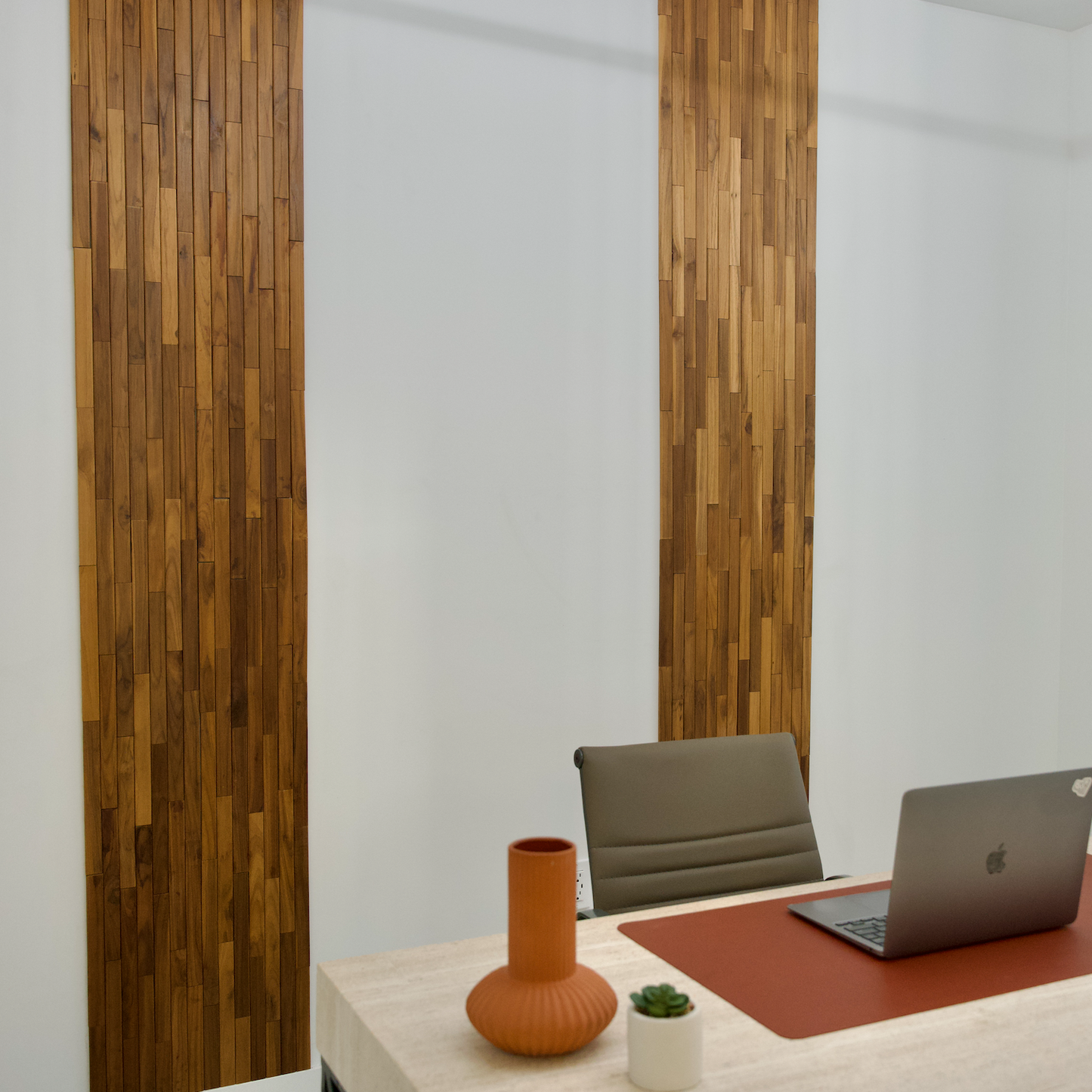 Terra Long Dark Teak Wall Panels