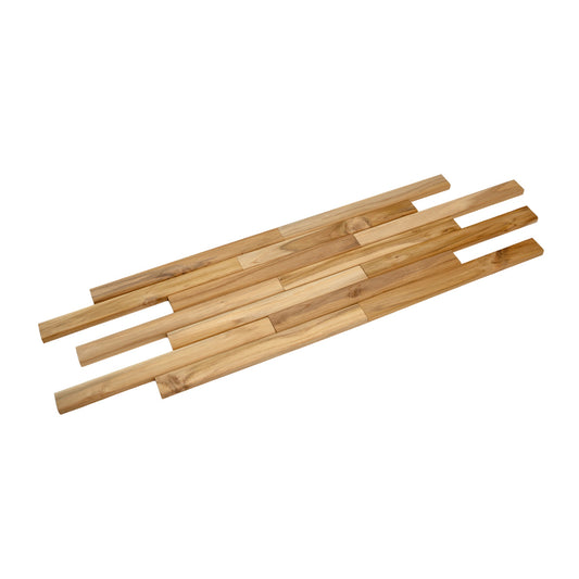 Terra Long Light Teak Wall Panels